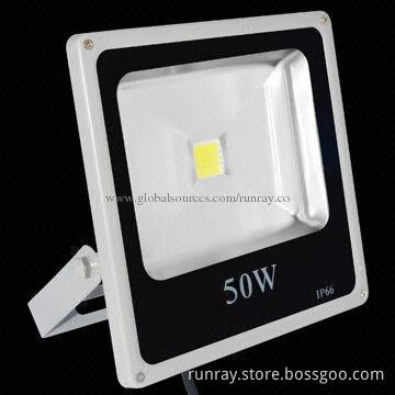 Floodlight, 10, 20, 30, 50W Power Available, 180° Angle, 100lm/W Lumen Efficiency